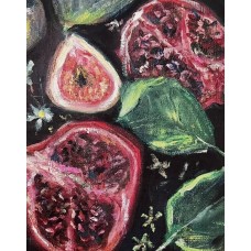 Fruits of the Sunlit Garden – Original Oil Painting by Marina Stognieva | Crimea | Picturesque Guide to Ukraine